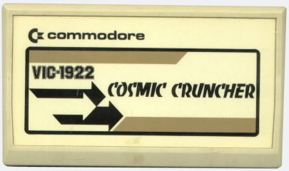 Commodore Vic 20 Cosmic Crunch Cassette