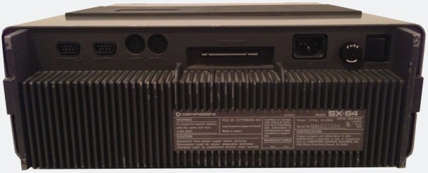 Commodore SX-64 Back